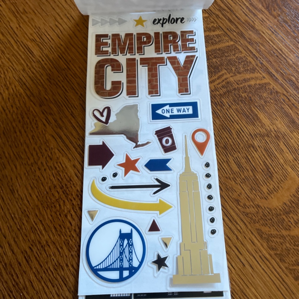 New York Paper House Sticky Pix Clear Cuts & Cardstocks Stickers - Picture 7 of 8